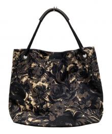 PAUL SMITH（ポールスミス）の古着「総柄トートバッグ」｜ブラック