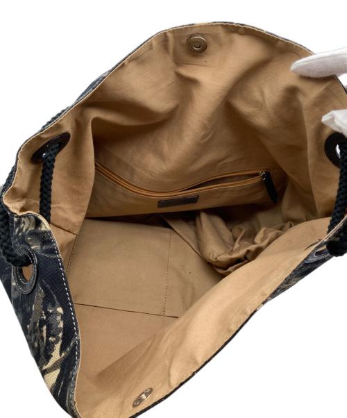 PAUL SMITH（ポールスミス）Paul Smith (ポールスミス) 総柄トートバッグ ブラックの古着・服飾アイテム