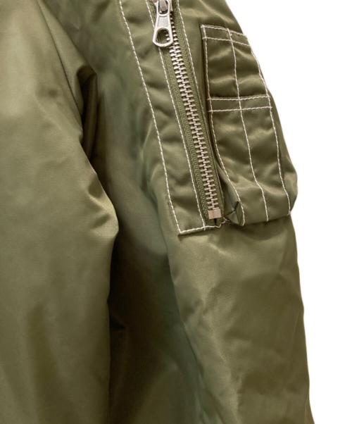 stussy（ステューシー）stussy (ステューシー) リバーシブルボンバージャケット グリーン サイズ:Lの古着・服飾アイテム