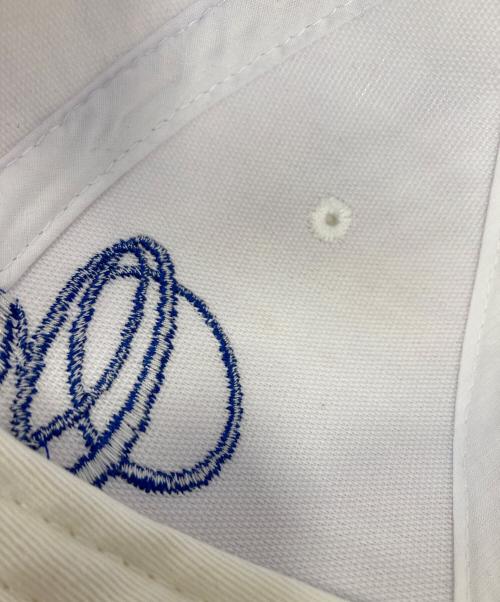 HIDE AND SEEK（ハイドアンドシーク）HIDE AND SEEK (ハイドアンドシーク) ONE OZ BASEBALL CAP ホワイトの古着・服飾アイテム