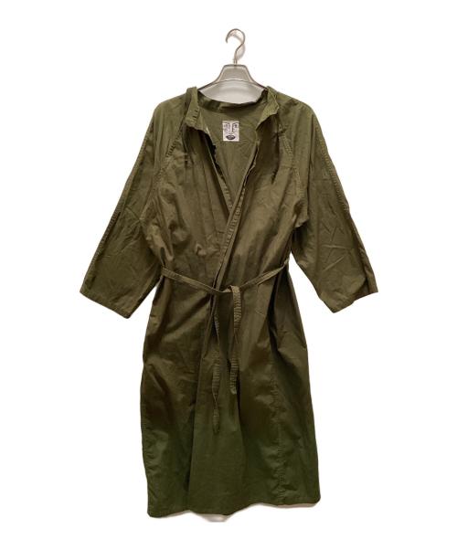 古着（フルギ）古着 (フルギ) リメイクサージカルガウンコート グリーン サイズ:Ⅼの古着・服飾アイテム
