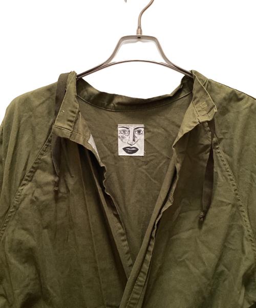 古着（フルギ）古着 (フルギ) リメイクサージカルガウンコート グリーン サイズ:Ⅼの古着・服飾アイテム