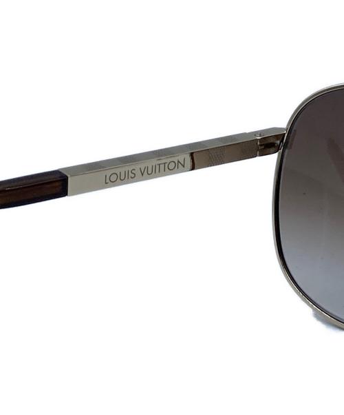LOUIS VUITTON（ルイ ヴィトン）LOUIS VUITTON (ルイ ヴィトン) アティテュード パイロット サングラス ブラウン サイズ:SIZE 61□14の古着・服飾アイテム