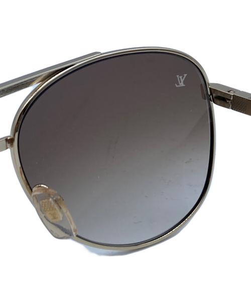 LOUIS VUITTON（ルイ ヴィトン）LOUIS VUITTON (ルイ ヴィトン) アティテュード パイロット サングラス ブラウン サイズ:SIZE 61□14の古着・服飾アイテム