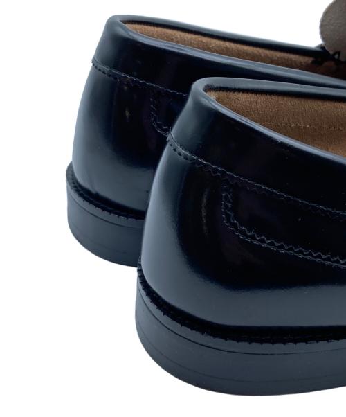 ZARA（ザラ）ZARA (ザラ) Disney (ディズニー) Harry Lambert (ハリー・ランバート) コラボコインローファー ブラック×ホワイト サイズ:45の古着・服飾アイテム