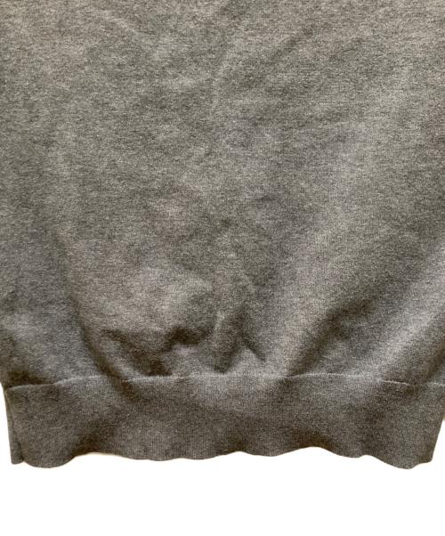 POLO RALPH LAUREN（ポロ・ラルフローレン）POLO RALPH LAUREN (ポロ・ラルフローレン) クルーネックニットカーディガン グレー サイズ:Mの古着・服飾アイテム