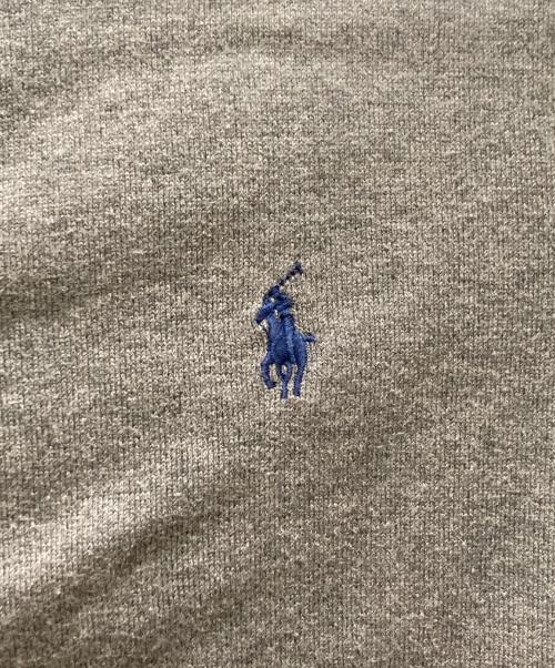 POLO RALPH LAUREN（ポロ・ラルフローレン）POLO RALPH LAUREN (ポロ・ラルフローレン) クルーネックニットカーディガン グレー サイズ:Mの古着・服飾アイテム