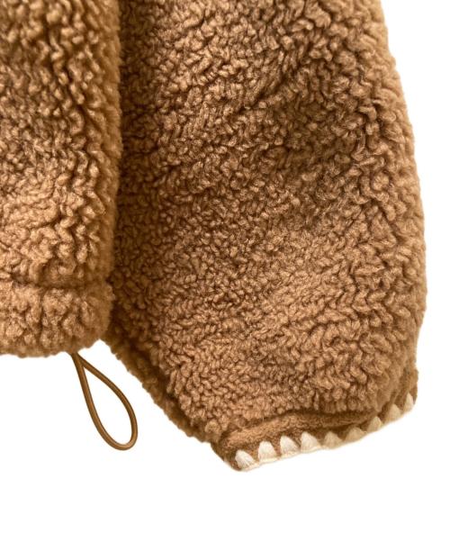 UGG（アグ）UGG (アグ) ニキア クロシェ UGGフラッフ ジャケット ブラウン サイズ:Sの古着・服飾アイテム