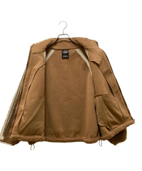 UGG（アグ）UGG (アグ) ニキア クロシェ UGGフラッフ ジャケット ブラウン サイズ:Sの古着・服飾アイテム
