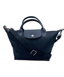 LONGCHAMP（ロンシャン）の古着「ル プリアージュ ネオ 2WAYバッグ」｜ブラック