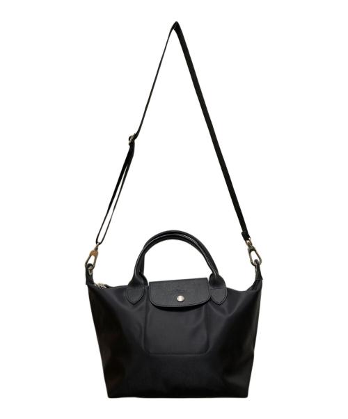LONGCHAMP（ロンシャン）LONGCHAMP (ロンシャン) ル プリアージュ ネオ 2WAYバッグ ブラックの古着・服飾アイテム