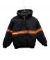 SUPREME（シュプリーム）の古着「リフレクティブストライプ フーデッドワークジャケット」｜ブラック