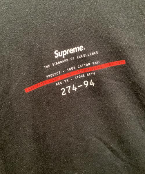 SUPREME（シュプリーム）SUPREME (シュプリーム) Est. 1994 Tシャツ ブラック サイズ:Ⅼの古着・服飾アイテム