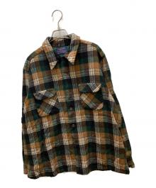 PENDLETON（ペンドルトン）の古着「ヴィンテージチェックボードシャツ」｜ブラウン×ブラック