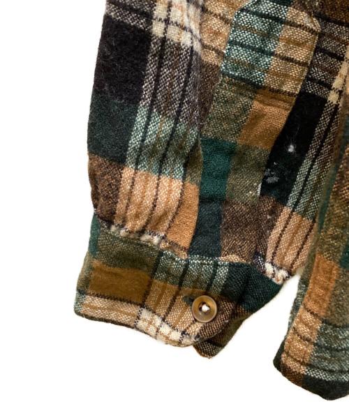 PENDLETON（ペンドルトン）PENDLETON (ペンドルトン) ヴィンテージチェックボードシャツ ブラウン×ブラック サイズ:XLの古着・服飾アイテム
