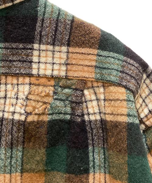 PENDLETON（ペンドルトン）PENDLETON (ペンドルトン) ヴィンテージチェックボードシャツ ブラウン×ブラック サイズ:XLの古着・服飾アイテム