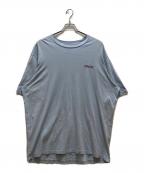 SUPREMEシュプリーム）の古着「ウォッシュドスクリプトTシャツ」｜ブルー
