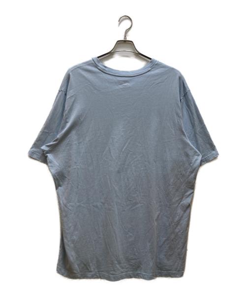 SUPREME（シュプリーム）Supreme (シュプリーム) ウォッシュドスクリプトTシャツ ブルー サイズ:XLの古着・服飾アイテム