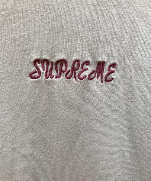 SUPREME（シュプリーム）Supreme (シュプリーム) ウォッシュドスクリプトTシャツ ブルー サイズ:XLの古着・服飾アイテム