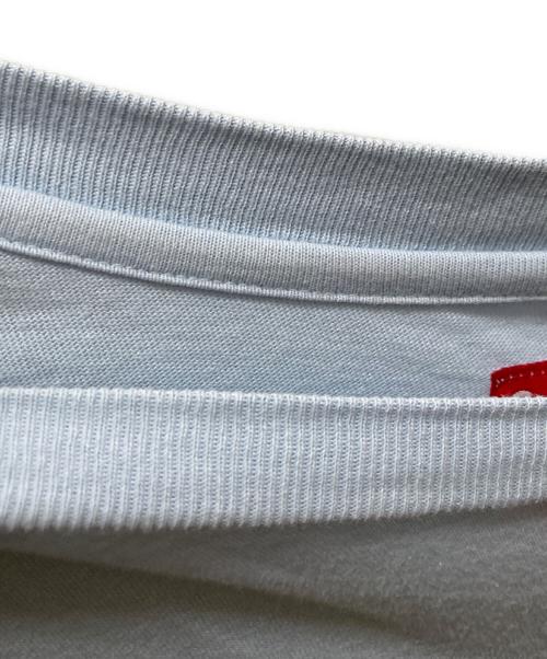 SUPREME（シュプリーム）Supreme (シュプリーム) ウォッシュドスクリプトTシャツ ブルー サイズ:XLの古着・服飾アイテム
