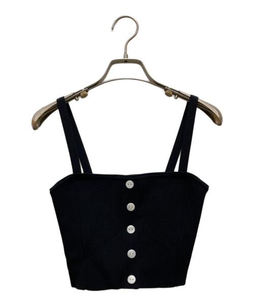 COCODEAL（ココディール）COCODEAL (ココディール) ニットビスチェ×リブニットスカート ブラック サイズ:2の古着・服飾アイテム