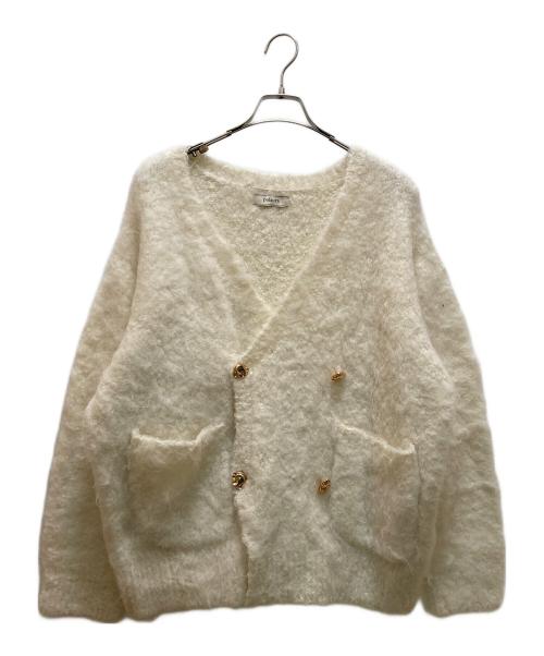 polaura（ポロ―ラ）polaura (ポロ―ラ) オーバーサイズカーディガン ホワイト サイズ:freeの古着・服飾アイテム