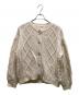 Her lip to（ハーリップトゥ）の古着「H Boa Cable Knit Cardigan」｜ベージュ
