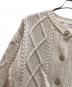 中古・古着 Her lip to (ハーリップトゥ) H Boa Cable Knit Cardigan ベージュ サイズ:S：12000円