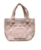 HER LIP TOハーリップトゥ）の古着「Diamond Quilted Tote Bag」｜ピンク