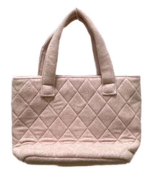 HER LIP TO（ハーリップトゥ）Her lip to (ハーリップトゥ) Diamond Quilted Tote Bag ピンクの古着・服飾アイテム