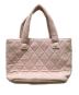 中古・古着 Her lip to (ハーリップトゥ) Diamond Quilted Tote Bag ピンク：7000円