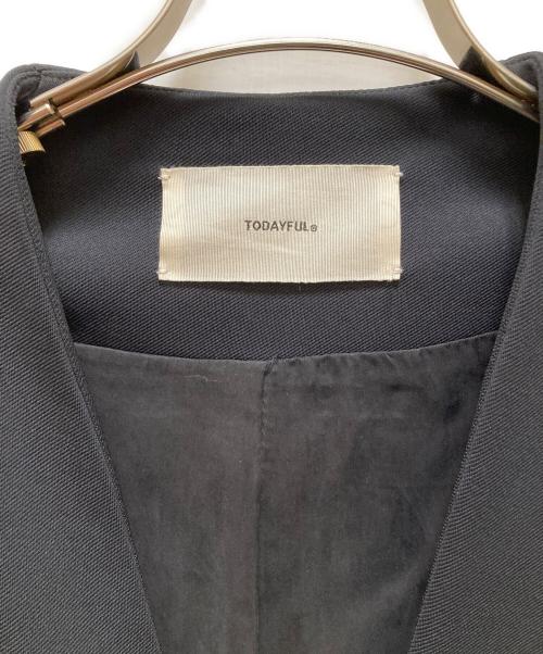TODAYFUL（トゥデイフル）TODAYFUL (トゥデイフル) カラーレスツイルジャケット ブラック サイズ:38 未使用品の古着・服飾アイテム