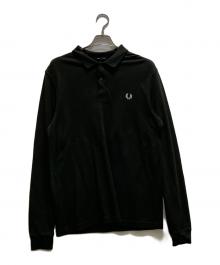 FRED PERRY（フレッドペリー）の古着「長袖ポロシャツ」｜グリーン