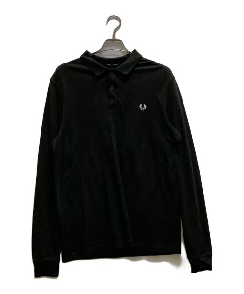 FRED PERRY（フレッドペリー）FRED PERRY (フレッドペリー) 長袖ポロシャツ グリーン サイズ:Lの古着・服飾アイテム