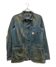 RRL（ダブルアールエル）の古着「ヴィンテージ加工デニムカバーオール」｜インディゴ