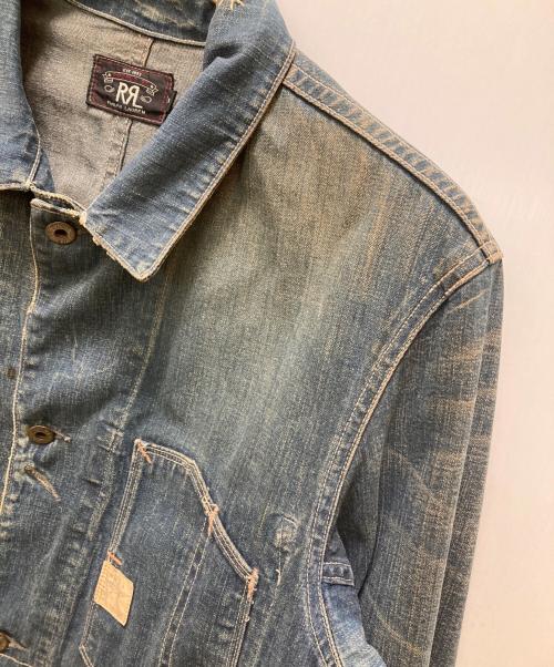 RRL（ダブルアールエル）RRL (ダブルアールエル) ヴィンテージ加工デニムカバーオール インディゴ サイズ:表記無しの古着・服飾アイテム