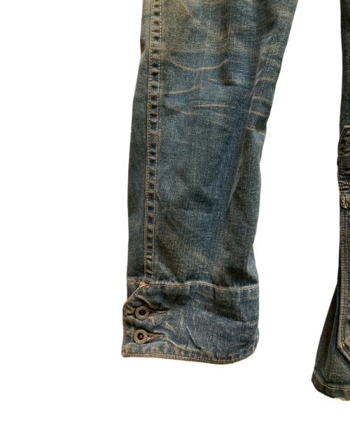 RRL（ダブルアールエル）RRL (ダブルアールエル) ヴィンテージ加工デニムカバーオール インディゴ サイズ:表記無しの古着・服飾アイテム
