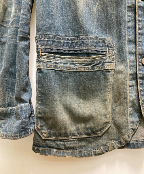RRL（ダブルアールエル）RRL (ダブルアールエル) ヴィンテージ加工デニムカバーオール インディゴ サイズ:表記無しの古着・服飾アイテム
