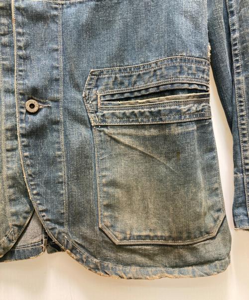 RRL（ダブルアールエル）RRL (ダブルアールエル) ヴィンテージ加工デニムカバーオール インディゴ サイズ:表記無しの古着・服飾アイテム