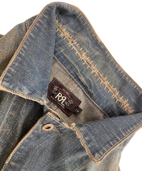 RRL（ダブルアールエル）RRL (ダブルアールエル) ヴィンテージ加工デニムカバーオール インディゴ サイズ:表記無しの古着・服飾アイテム