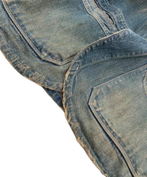 RRL（ダブルアールエル）RRL (ダブルアールエル) ヴィンテージ加工デニムカバーオール インディゴ サイズ:表記無しの古着・服飾アイテム