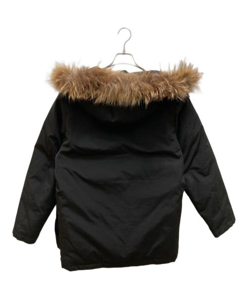 DANTON（ダントン）DANTON (ダントン) ファー付ダウンジャケット ブラック サイズ:40の古着・服飾アイテム