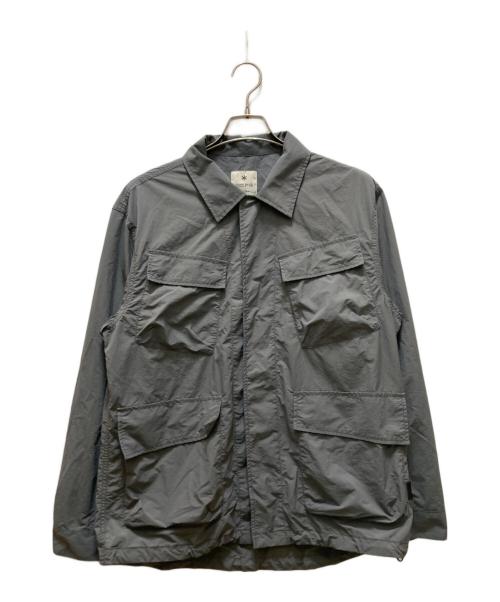 Snow peak（スノーピーク）snow peak (スノーピーク) URBAN RESEARCH DOORS (アーバンリサーチドアーズ) 別注Nylon Tussah Blouson グレー サイズ:Sの古着・服飾アイテム