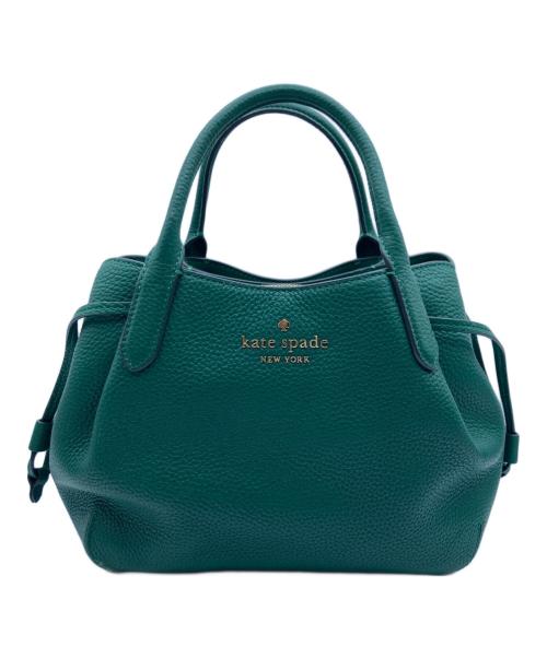 Kate Spade（ケイトスペード）Kate Spade (ケイトスペード) ダンプリング スモール サッチェル 2WAYハンドバッグ グリーンの古着・服飾アイテム
