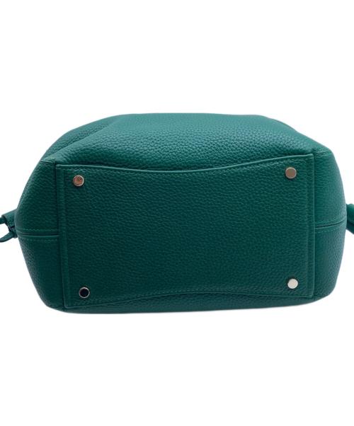 Kate Spade（ケイトスペード）Kate Spade (ケイトスペード) ダンプリング スモール サッチェル 2WAYハンドバッグ グリーンの古着・服飾アイテム