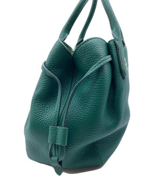 Kate Spade（ケイトスペード）Kate Spade (ケイトスペード) ダンプリング スモール サッチェル 2WAYハンドバッグ グリーンの古着・服飾アイテム