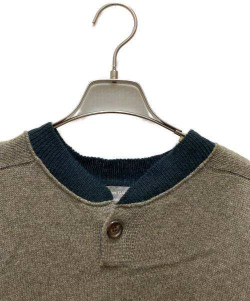 COMME des GARCONS HOMME（コムデギャルソン オム）COMME des GARCONS HOMME (コムデギャルソン オム) ヴィンテージヘンリーネックニット グリーン サイズ:不明の古着・服飾アイテム
