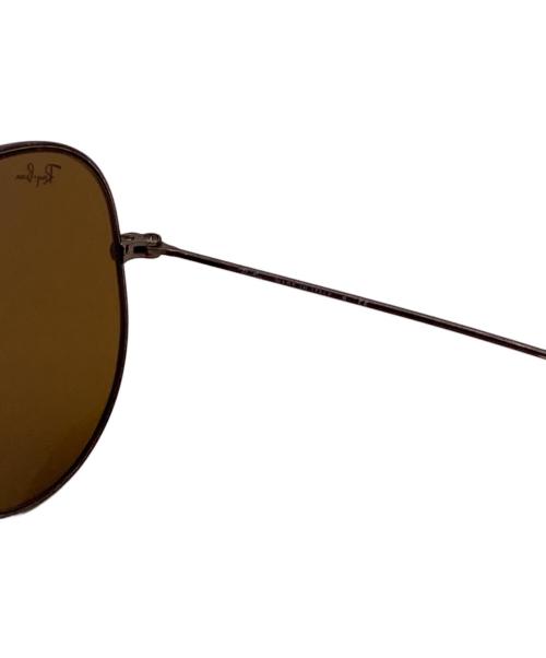 RAY-BAN（レイバン）RAY-BAN (レイバン) アビエーターサングラス ブラウン サイズ:62□14の古着・服飾アイテム