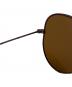 RAY-BAN (レイバン) アビエーターサングラス ブラウン サイズ:62□14：7000円