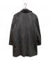 JEAN LOUIS SCHERRER (ジャンルイ シェレル) ラムレザー切替ウールコート グレー サイズ: 3L：8000円